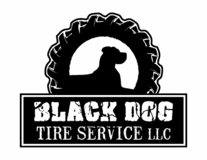 Black Dog Tire Service Logo
